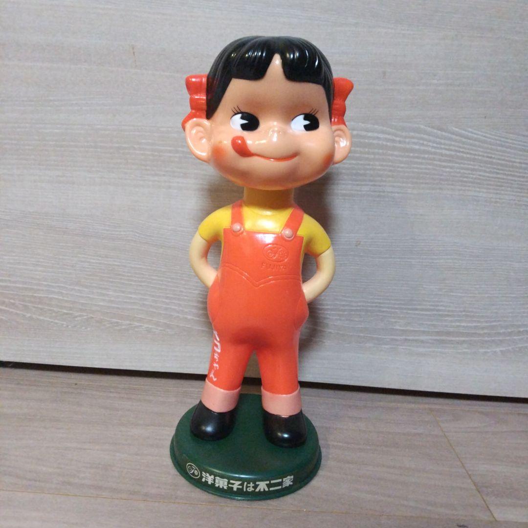 ペコちゃん人形 首振り 不二家 レトロ 美品 メルカリ便送料無料