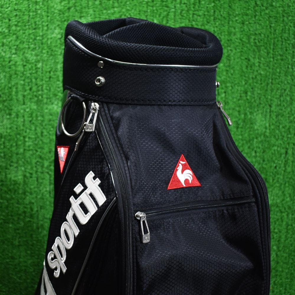 ルコックスポルティフ ゴルフ キャディバッグ９型【ブラック】中古！