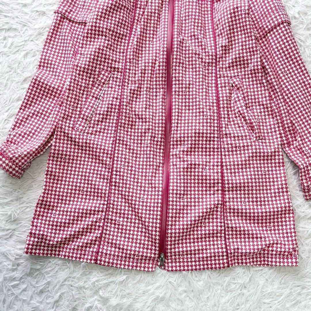 美品✨Callaway キャロウェイ 3WAYレインワンピース 千鳥格子柄 M