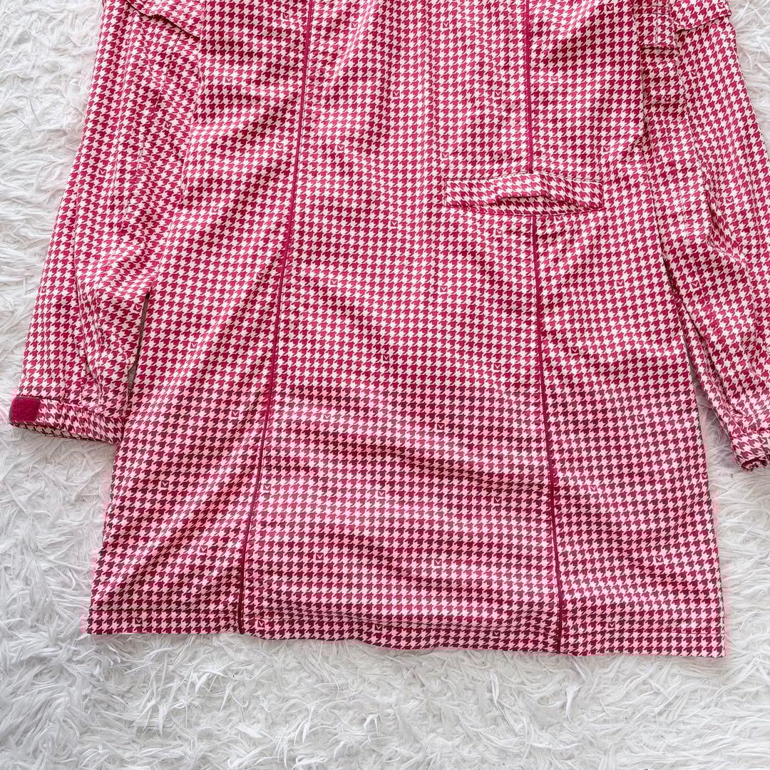 美品✨Callaway キャロウェイ 3WAYレインワンピース 千鳥格子柄 M