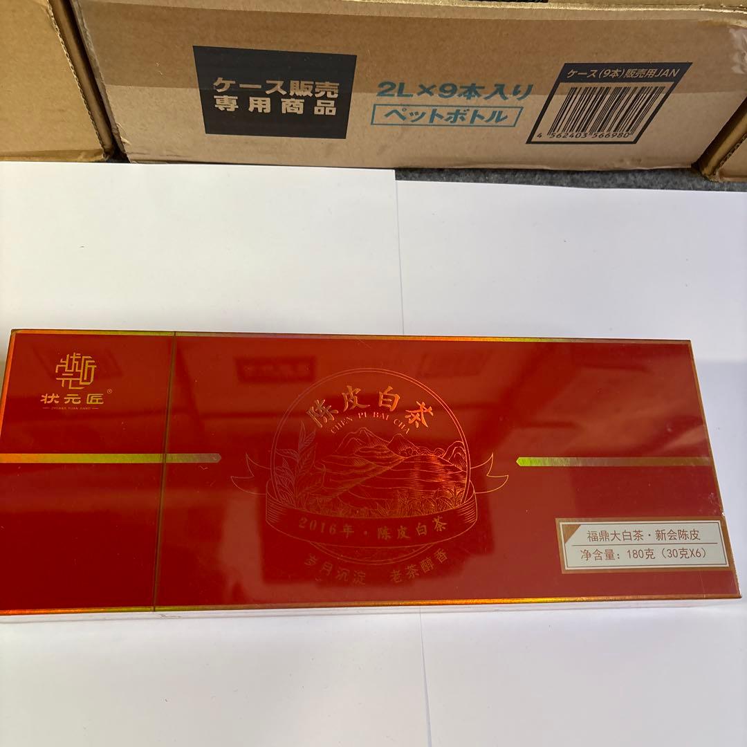 福鼎大白茶 × 新会陳皮（2016年） 180g（30g × 6盒）／緊圧調味茶