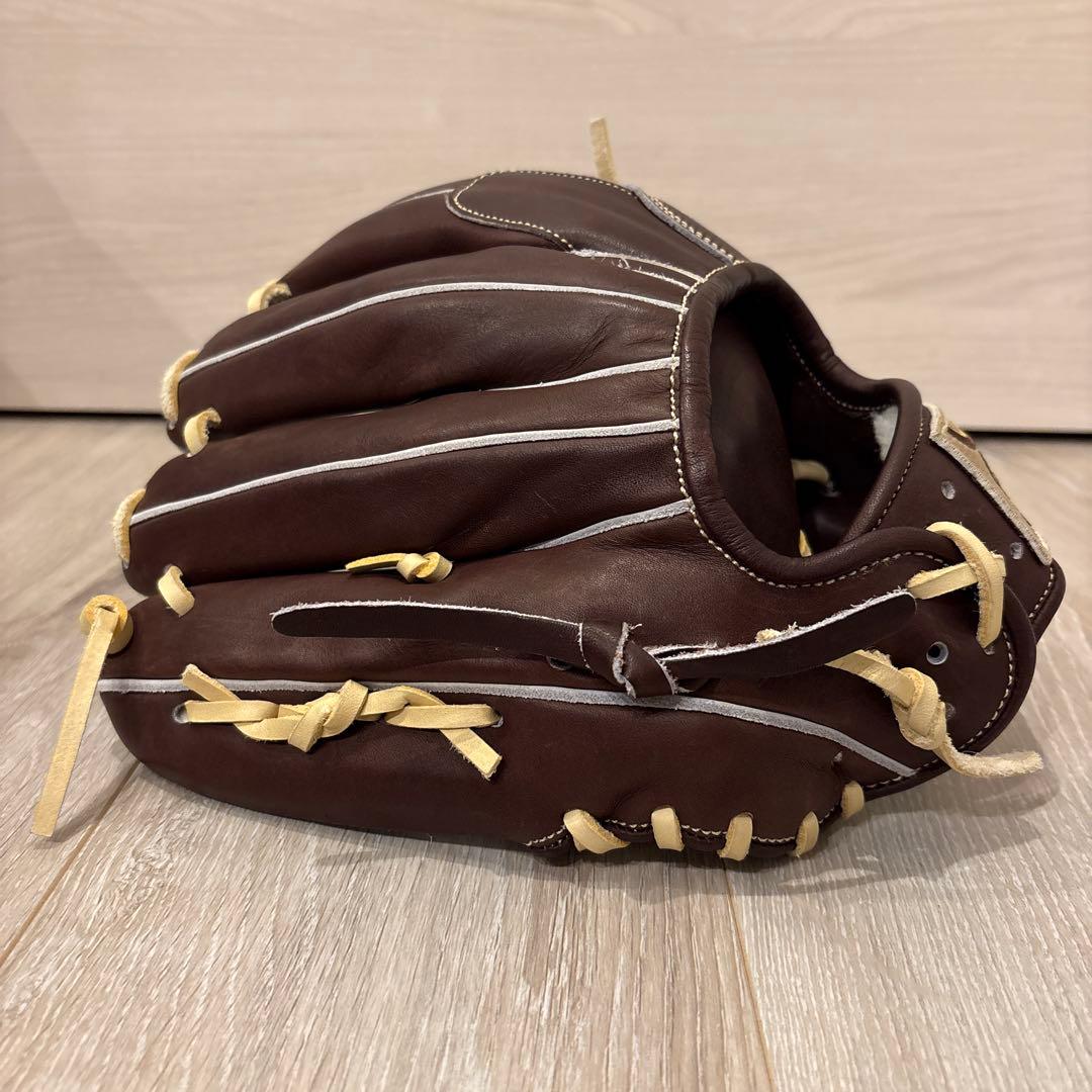 【ほぼ新品】久保田スラッガー 硬式用 オーダーグラブ バーガンディー 湯もみ済