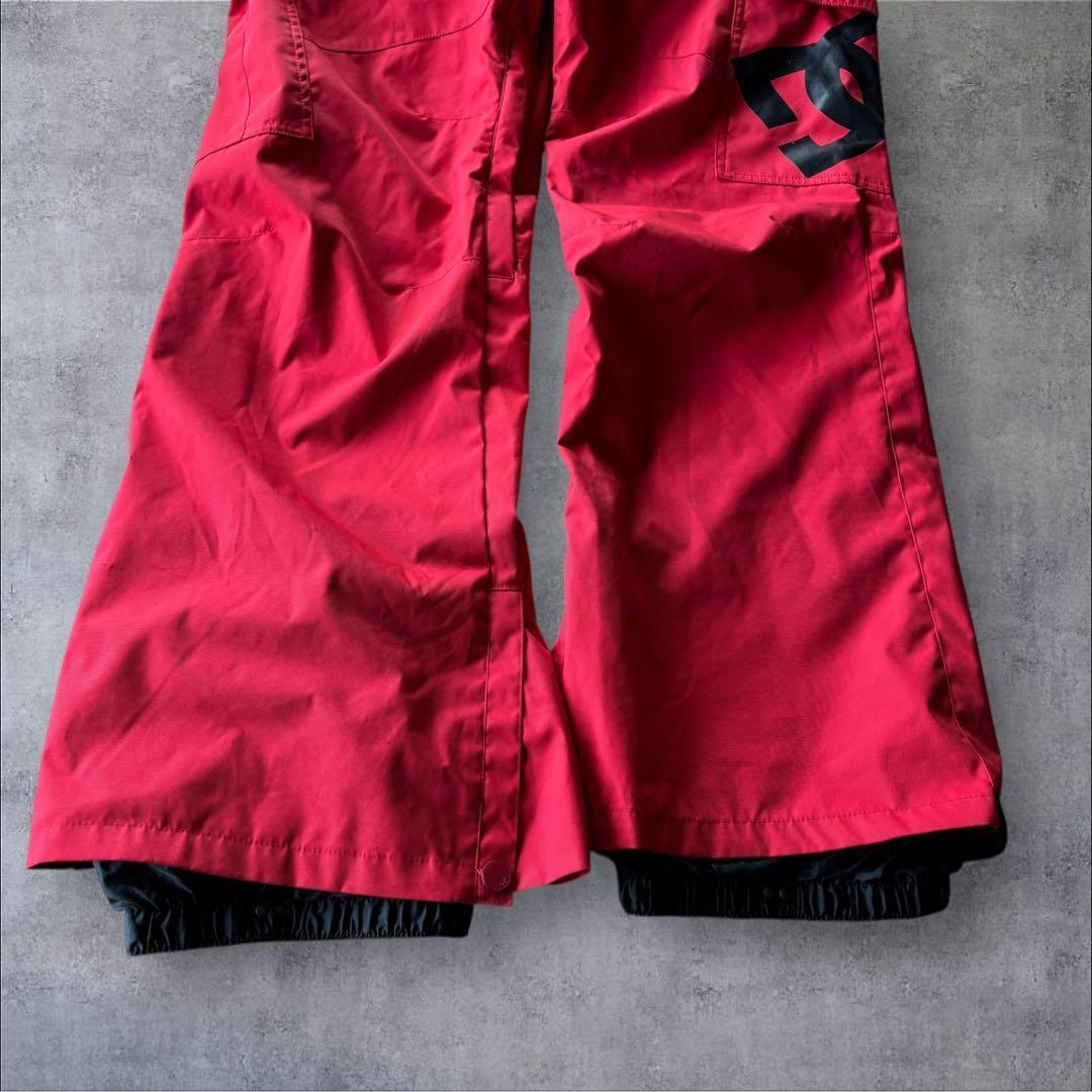 美品✨DC スノーボードウェア ジャケット&パンツセット ブラック×レッド