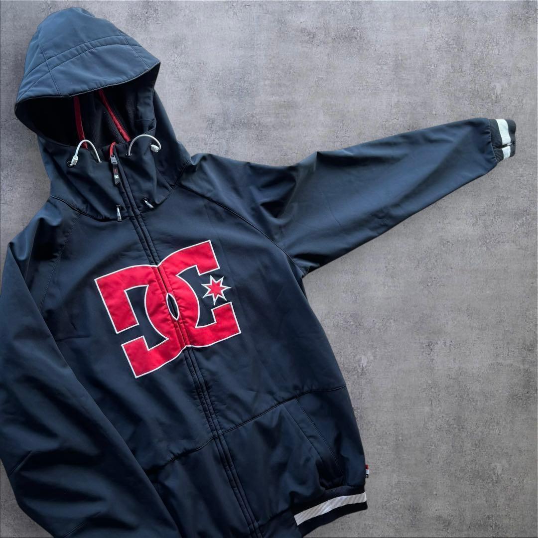 美品✨DC スノーボードウェア ジャケット&パンツセット ブラック×レッド