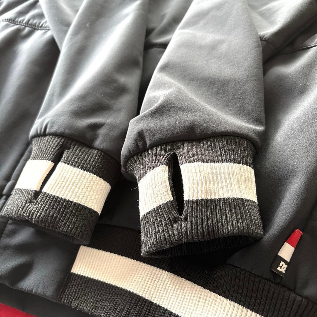 美品✨DC スノーボードウェア ジャケット&パンツセット ブラック×レッド