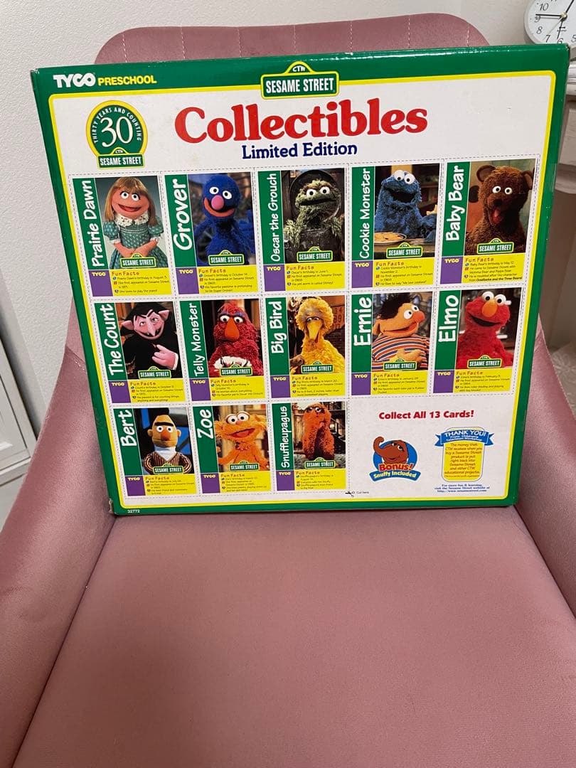 セサミストリート　３０周年記念　フィギュアセット　きーままーま　おもちゃ