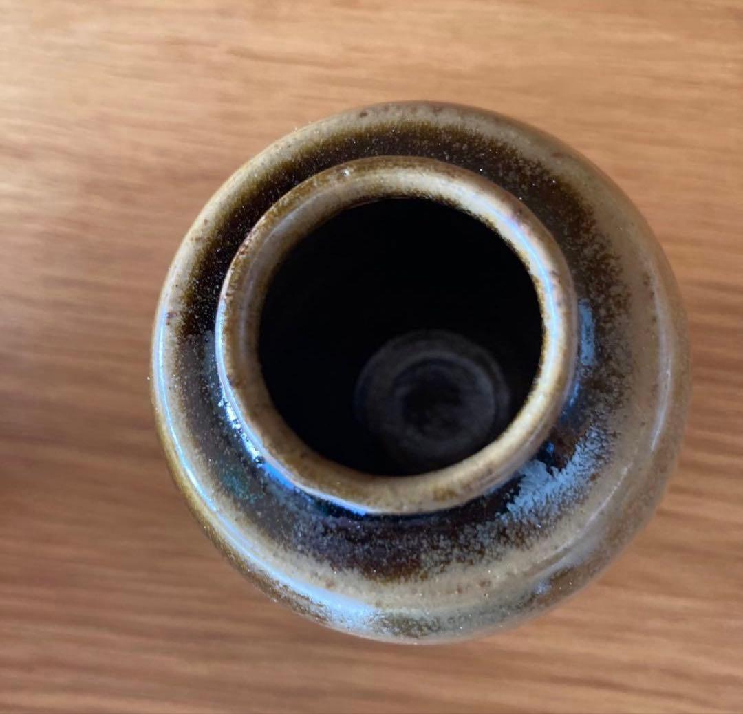 【茶道具】志戸呂焼 白幡鳳悦 造 茶入