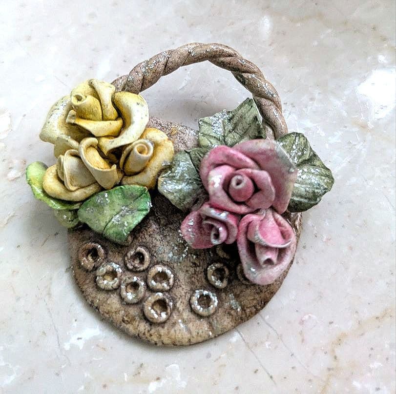 イタリア製　ピエロ　置物　インテリア　人形　 ペルージャの伝統工芸　ビンテージ