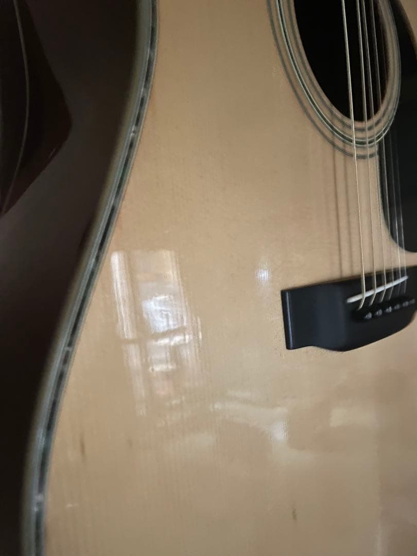 アコースティックギター　モーリスW-40 ピックアップつけました