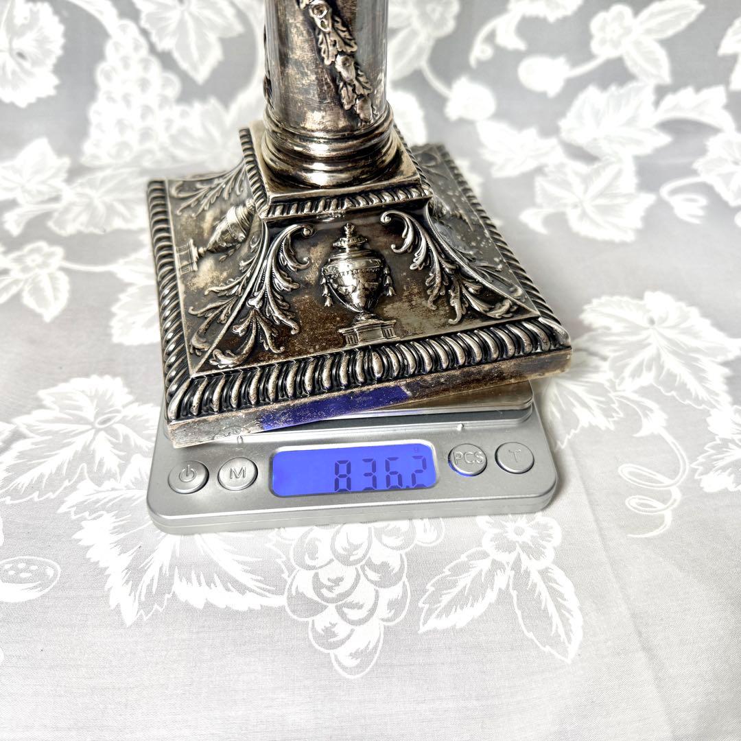 アンティーク ティファニー シルバーキャンドルホルダー 純銀