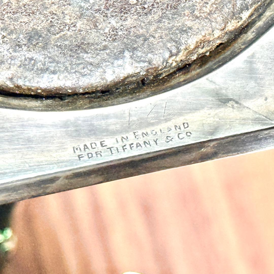 アンティーク ティファニー シルバーキャンドルホルダー 純銀