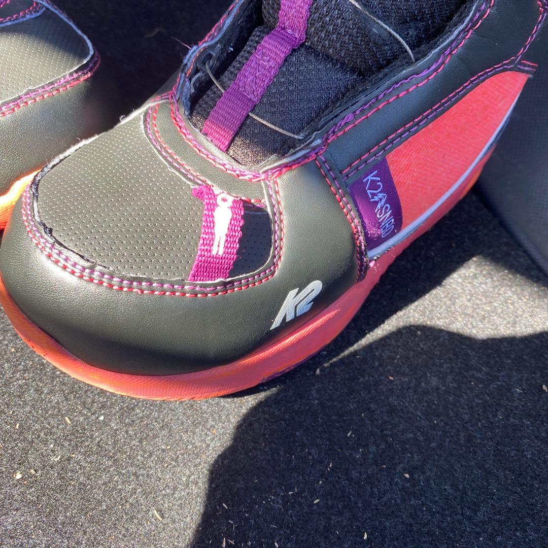 【美品_即日発送】K2 Lil Kat スノーボードブーツ 子ども用18.5cm