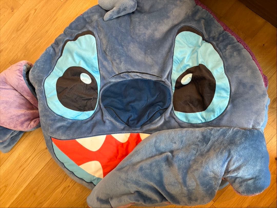 コストコ スティッチ フロアクッション　子供用布団にも　超レア