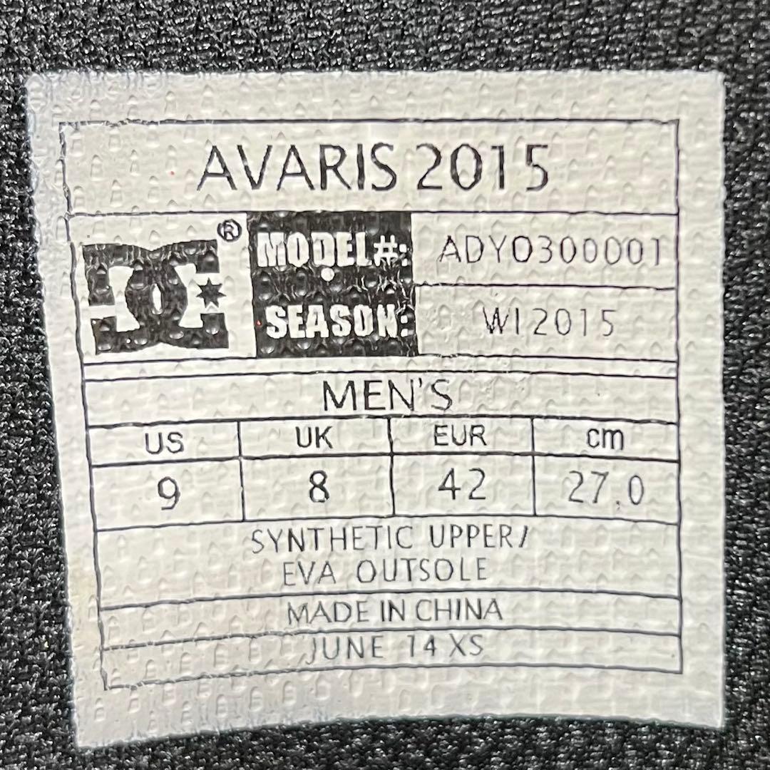 【即日発送】DC ディーシー AVARIS 2015 アバリス 27.0cm