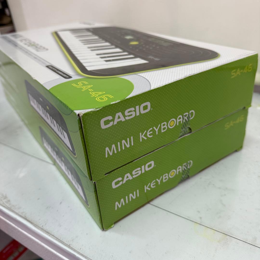 【未開封】カシオ　ミニ　キーボードSA-46 2点まとめ売り