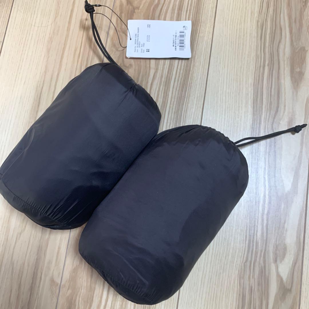 新品タグ付き　ナンガ スリーピングバッグ インナーシーツ 2個セット　寝袋