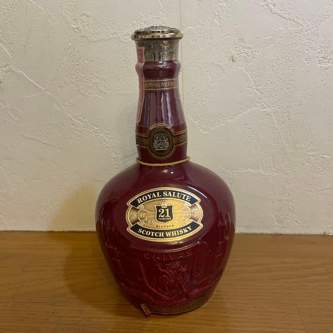  Salute 21年 スコッチウイスキー　古酒　ロイヤルサルート　酒