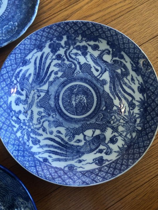 明治時代以前作成　大絵皿　4枚セット