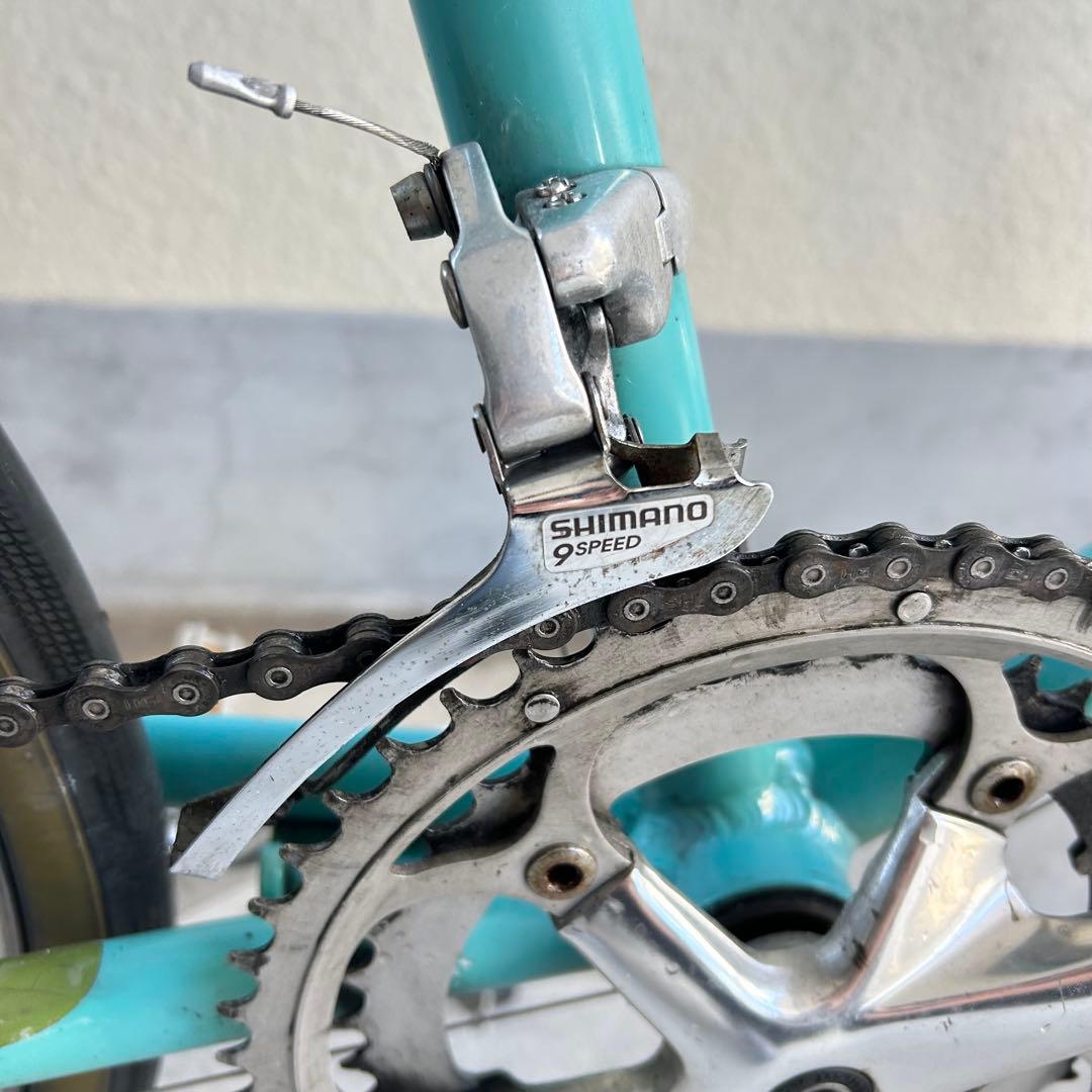 大阪鶴見区直接引取り　ビアンキ ミニベロ8 Lepre チェレステ