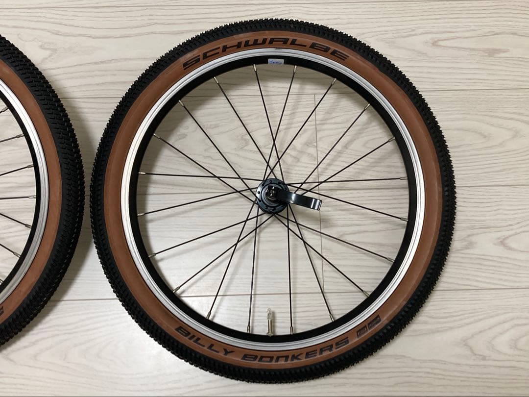 【売切値下】tern vergeN8純正ホイール ビリーボンカーズ 406タイヤ