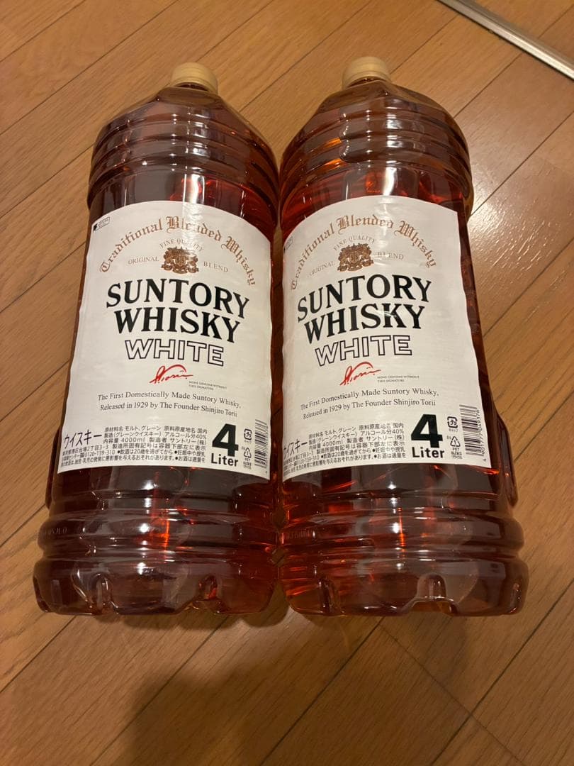 サントリーウイスキーホワイト 4000ml [ウイスキー 日本 大容量]　２本