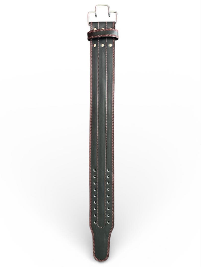 【値下げ】フックバックルベルト13mm極厚ハード仕上げ　Sサイズ