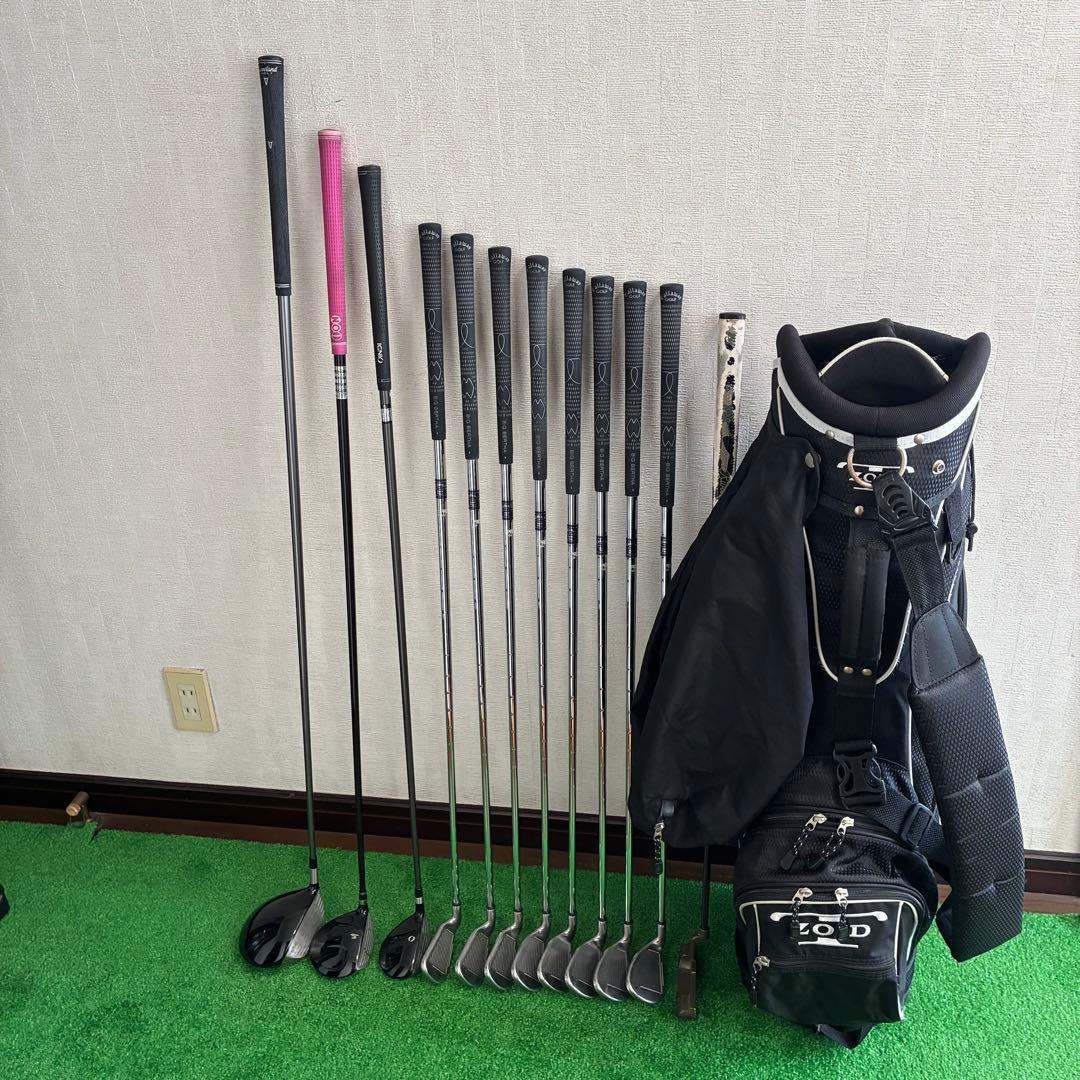 メンズゴルフクラブセット（Cleveland, Callawa他）