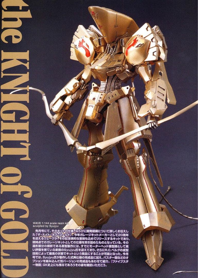 ウェーブ20周年記念 ナイトオブゴールド永野護 fss ガレージキット　kog