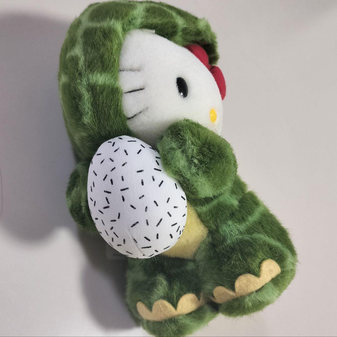 美品 ご当地キティ ぬいぐるみ 福井限定 恐竜バージョン タグ付き