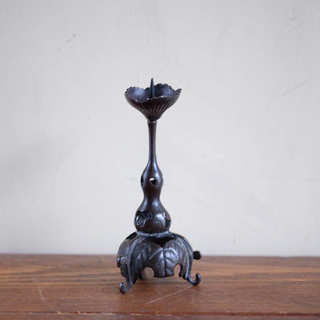 キャンドルスタンド／燭台／日本の古いもの