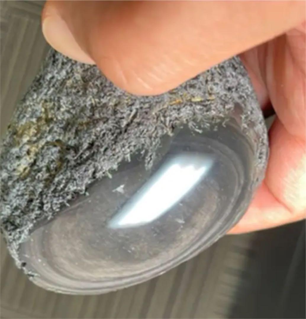 研磨済　十勝石玲瓏　マホガニーオブシディアン　シルバー系ゴールドシラー