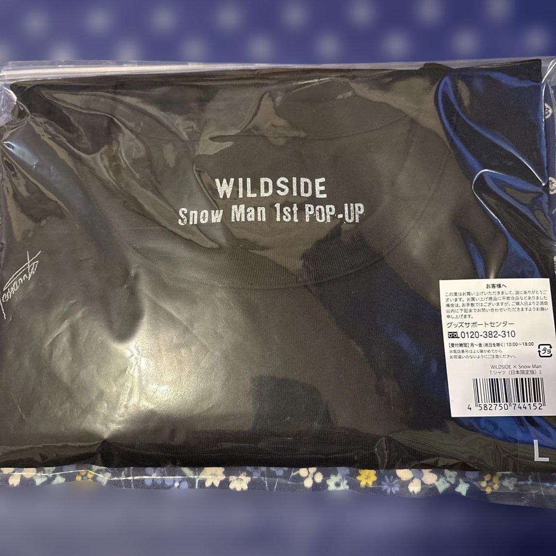 Man 1st ポップアップ 日本限定版Tシャツ 黒 L 新品未開封品❣️