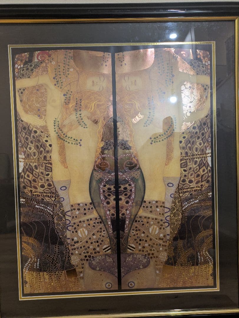 【大型】グスタフ クリムト 水蛇 絵画 複製画