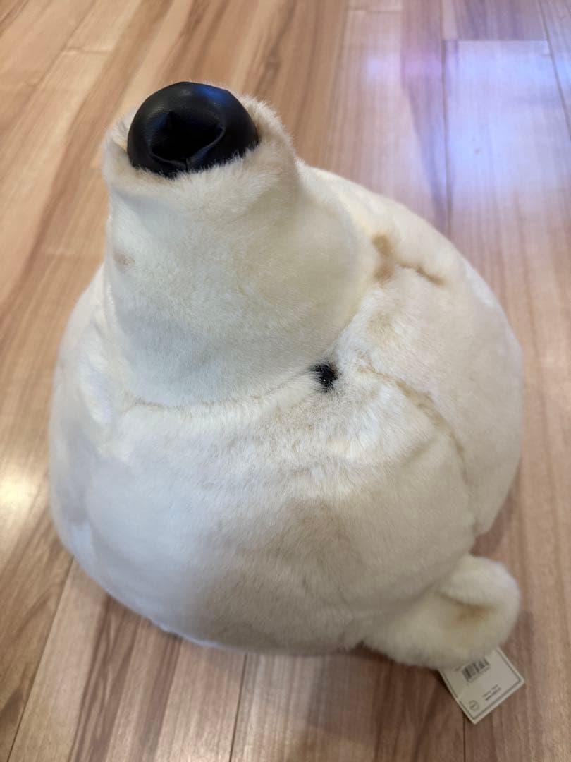 【タグあり】BiBiB&Co社　ポーラーベア　ホッキョクグマ ぬいぐるみ剥製風