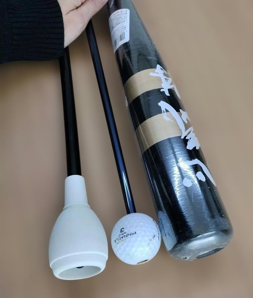 ゴルフ　練習器具セット　パワフルスイング　トルネードスティック　ヤードスティック