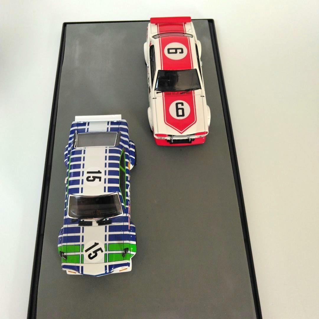 エブロ　京商　RXー3 スカイラインGT－R 1/43ミニカー2台セット