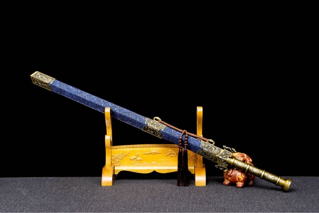 青虹漢剣 中華剣 刀装具 武具 鑑賞刀 居合刀 舞踊刀 古兵器