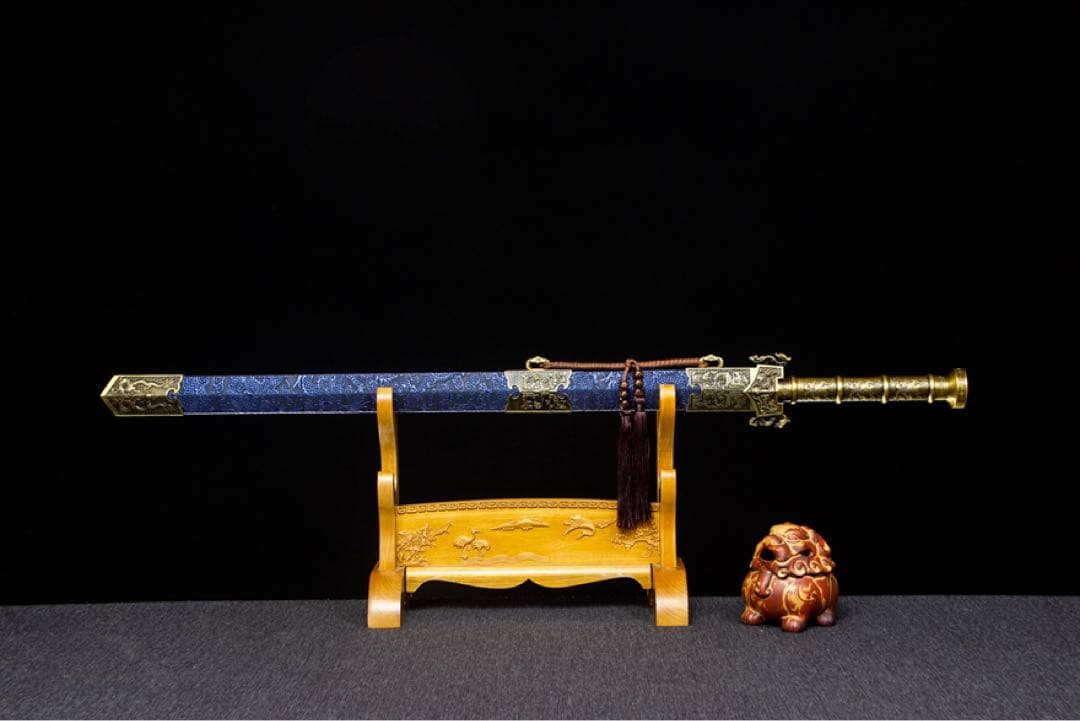 青虹漢剣 中華剣 刀装具 武具 鑑賞刀 居合刀 舞踊刀 古兵器