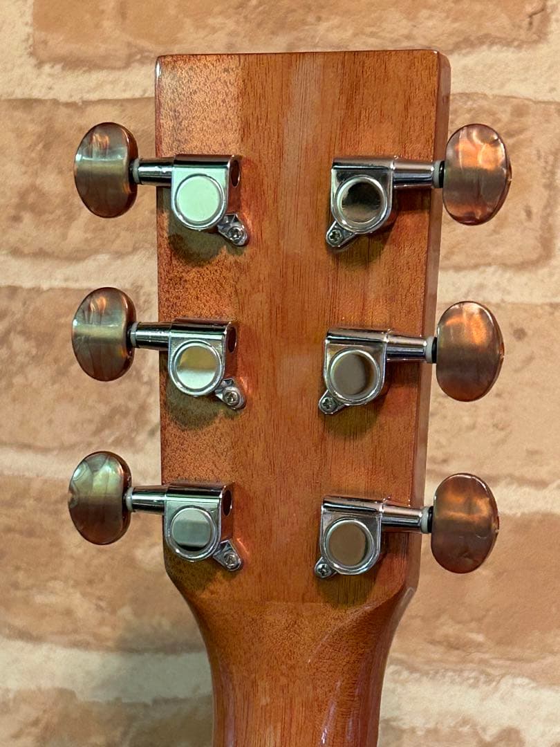 マホガニーボディーアコースティックギター