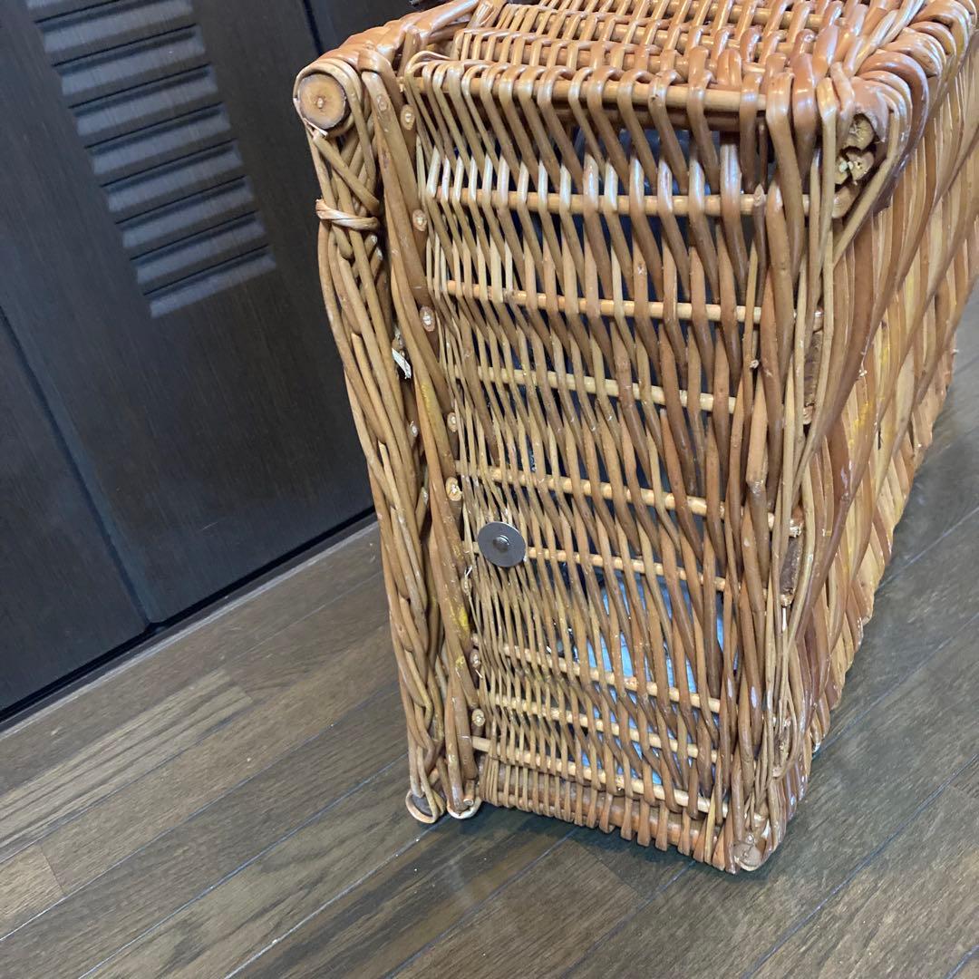 未開封 英国製 ピクニックバスケット OPTIMA ヴィンテージ 4人用