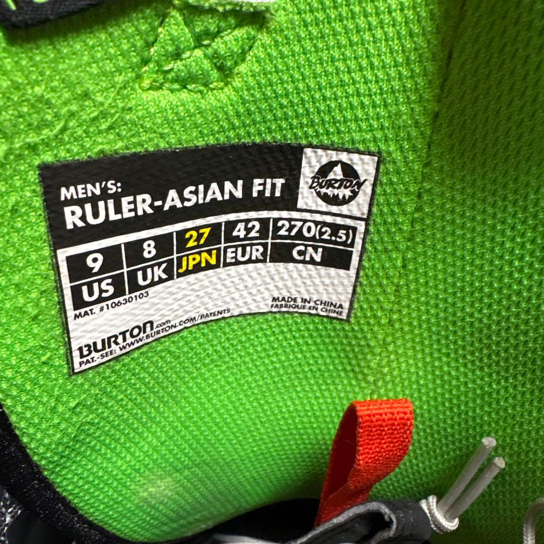 スノーボード BURTON RULER 27cm ASIAN FIT