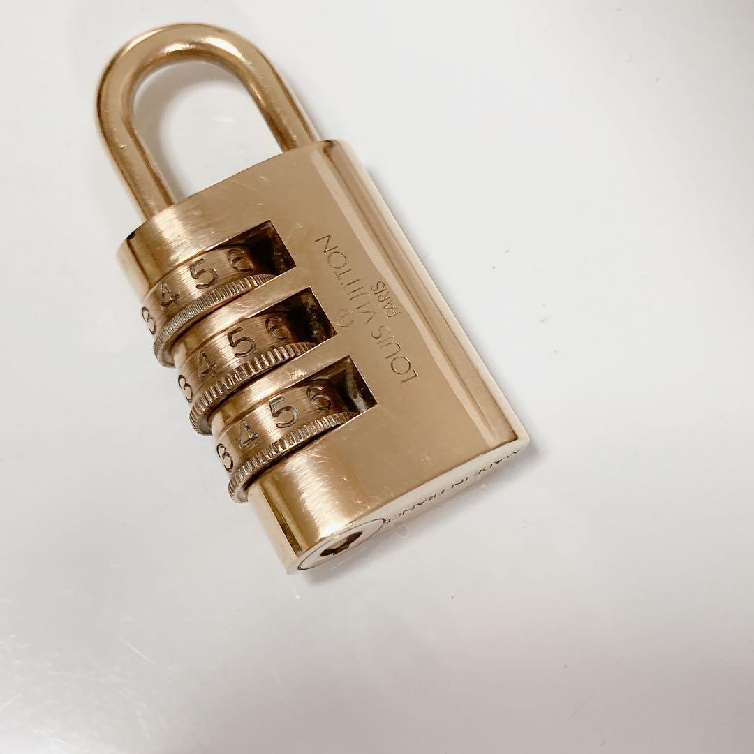 美品 ルイヴィトン ダイヤル式 南京錠 パドロック カデナ