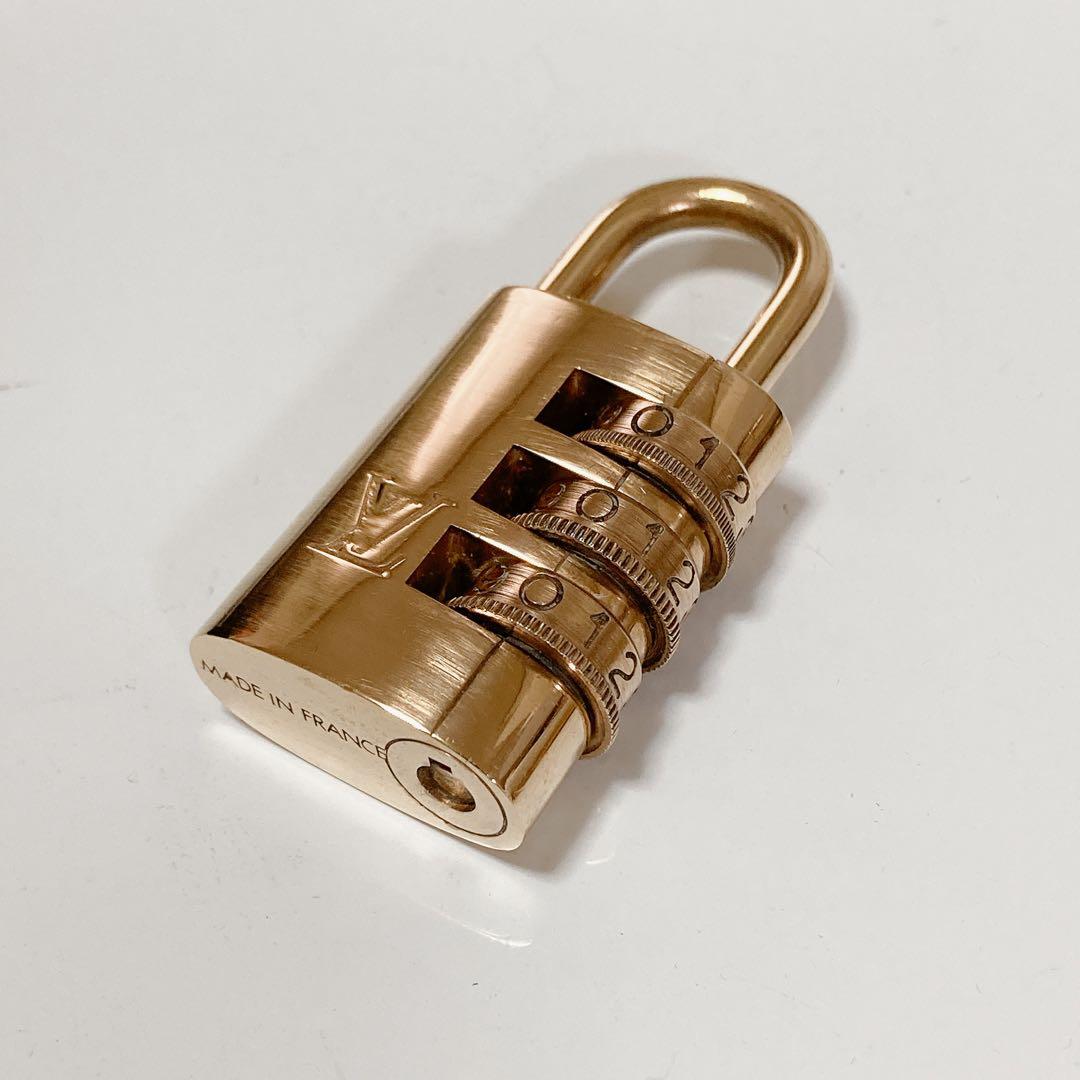 美品 ルイヴィトン ダイヤル式 南京錠 パドロック カデナ