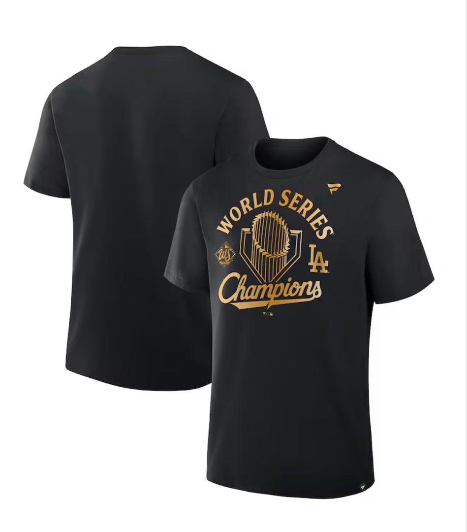 【正規品】ドジャース 2024 2025優勝記念 着用Tシャツ 4枚セット　Ｌ