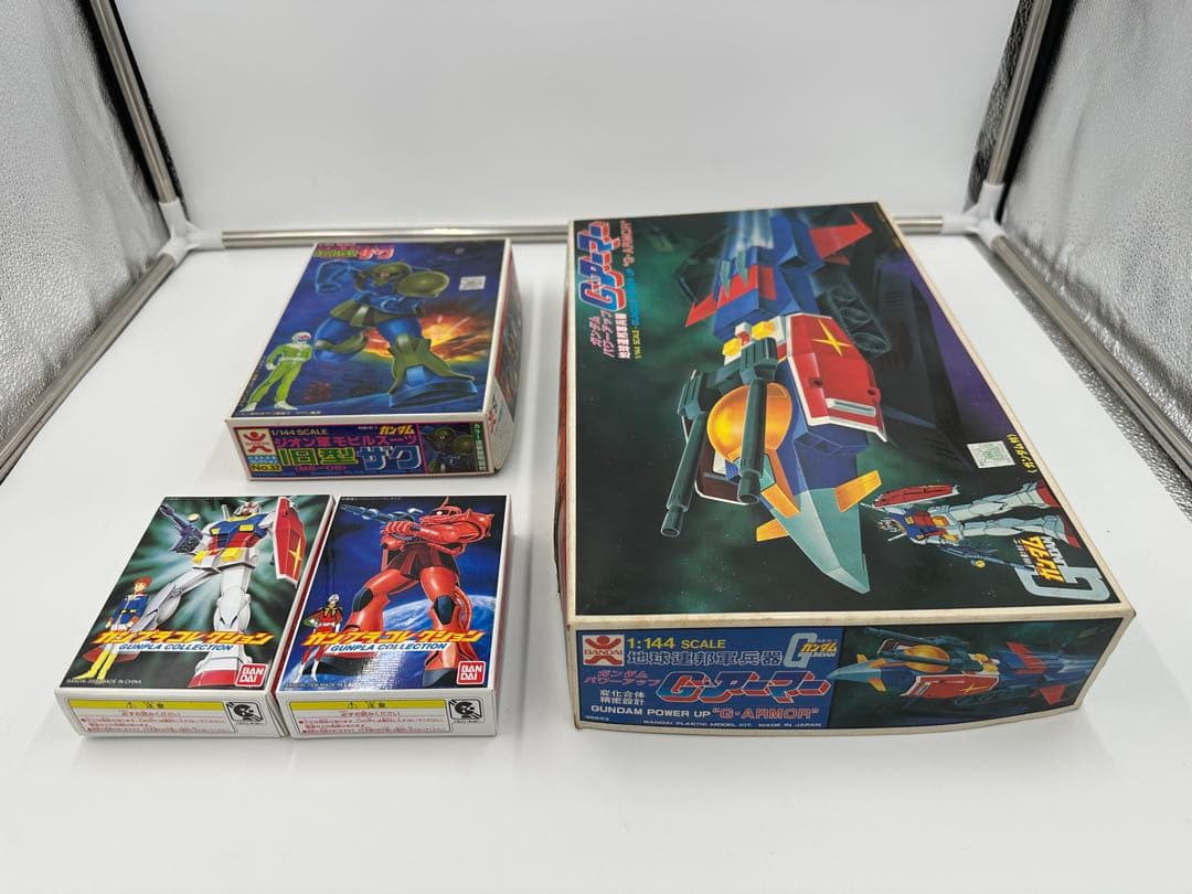 バンザイマーク　「ガンダム」プラモデル　旧キット37点プラスおまけ※要説明文