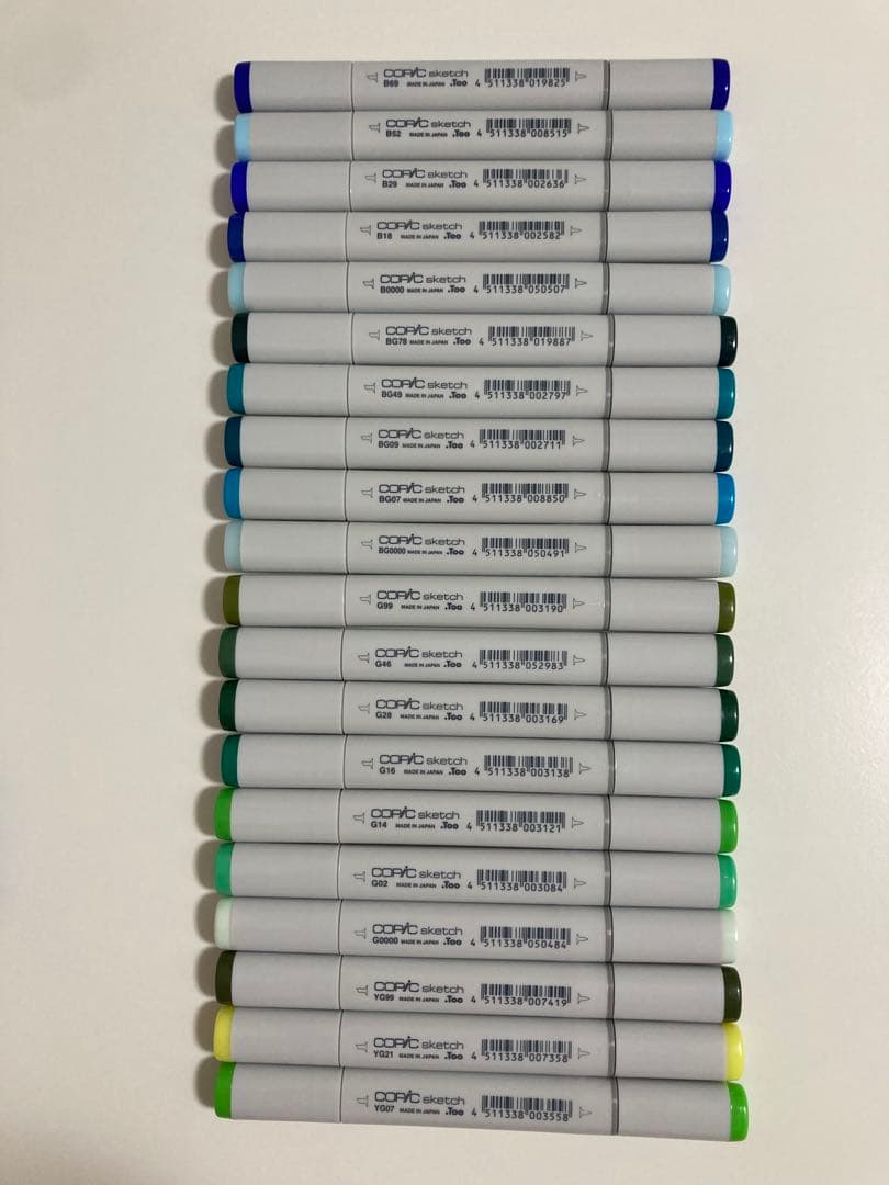 【バラ売り可】コピックスケッチ 74本