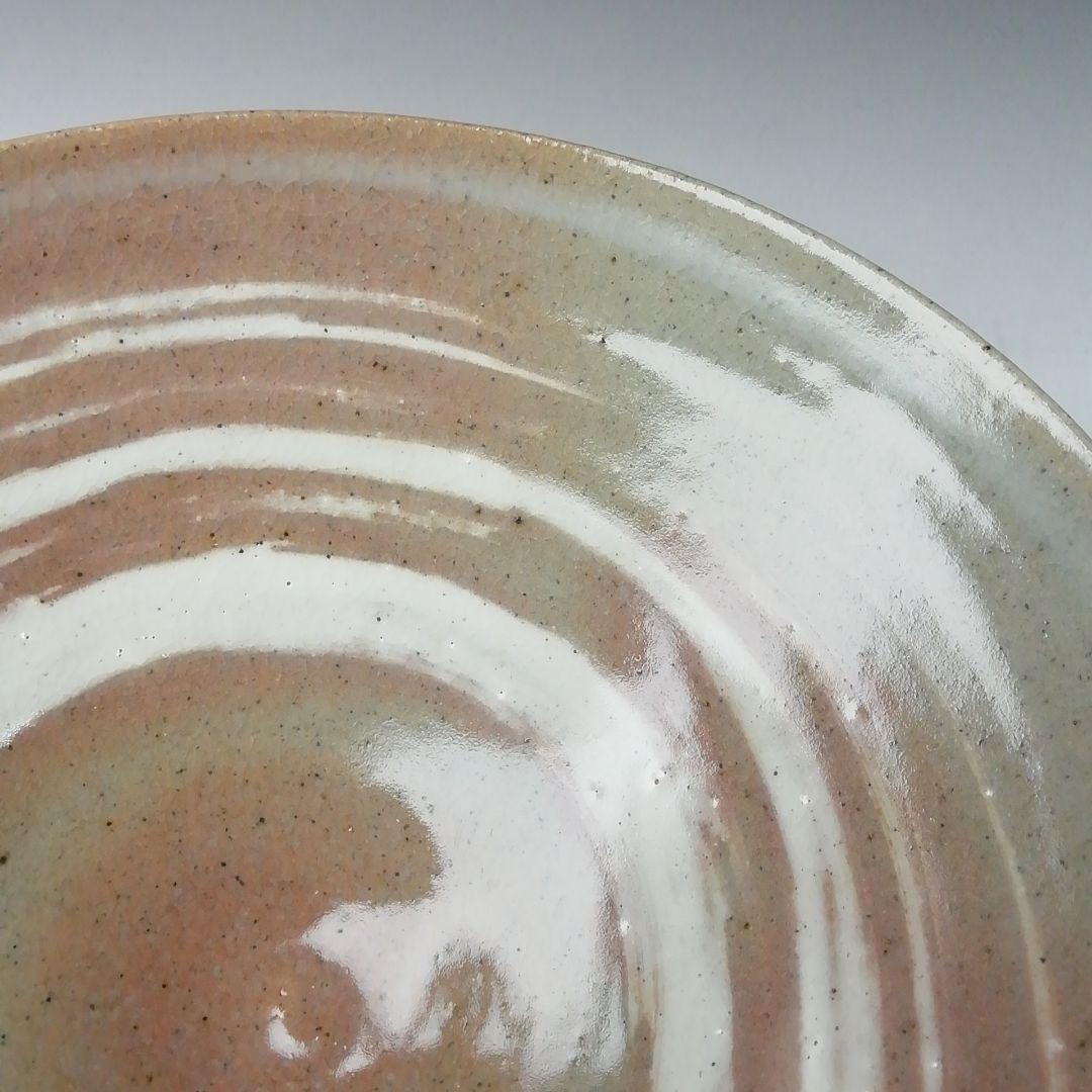 Ｔ６３３　茶碗　『刷毛目　平茶碗』『渡辺六郎』　共箱　抹茶碗　茶道具