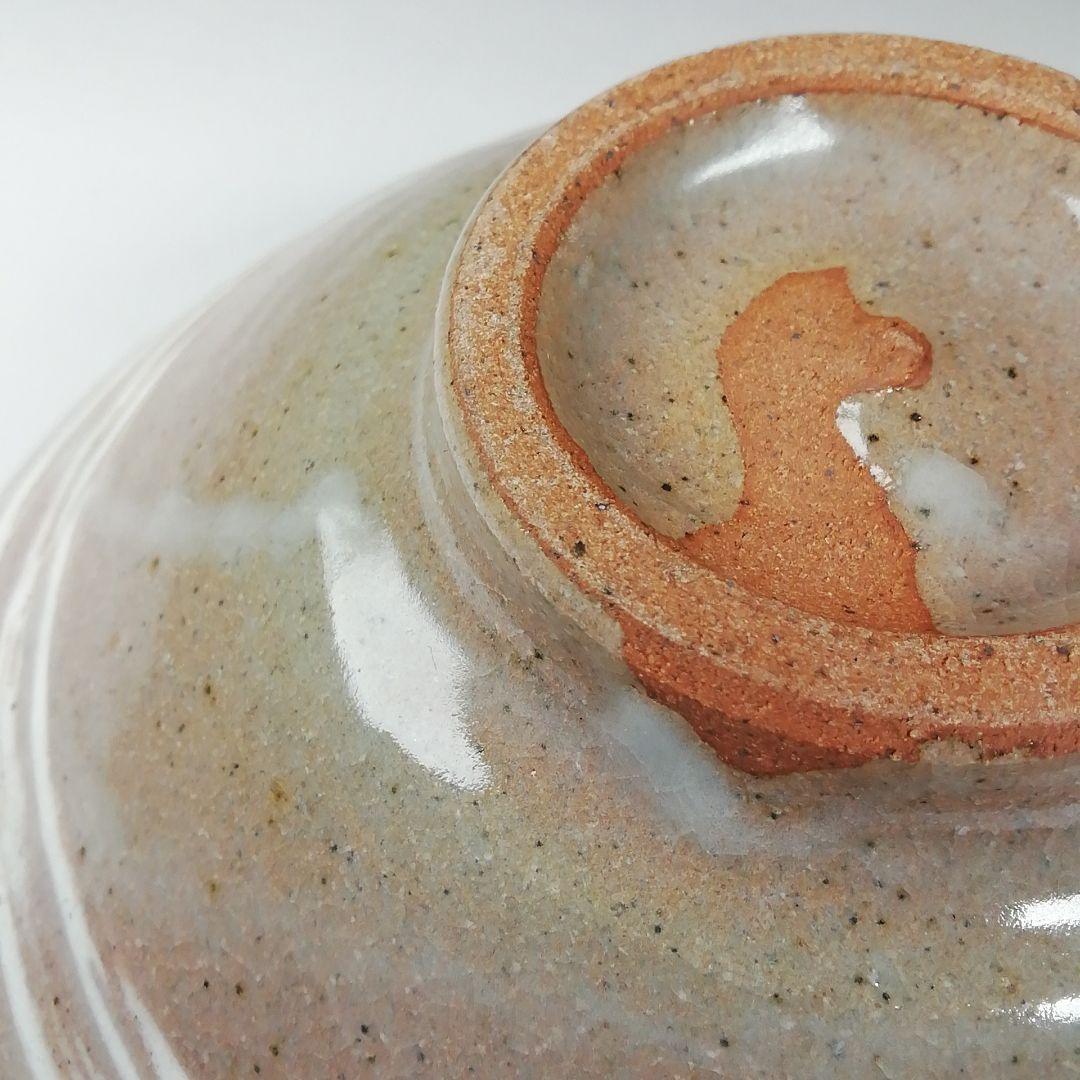 Ｔ６３３　茶碗　『刷毛目　平茶碗』『渡辺六郎』　共箱　抹茶碗　茶道具