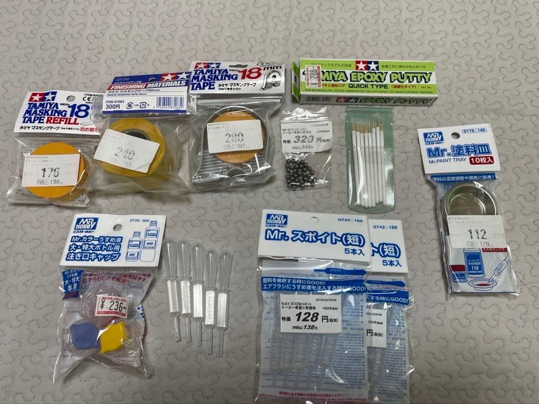 【値下げ中】プラモデル➕AIRTEX塗装ブース➕塗装エアーブラシ➕塗装用品セット