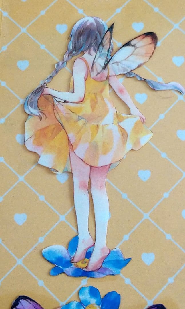 SALE✩J787＃花间仙子(PET)欣甜切り売り海外人物マステ女の子苜暖